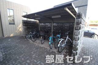 自転車置場。