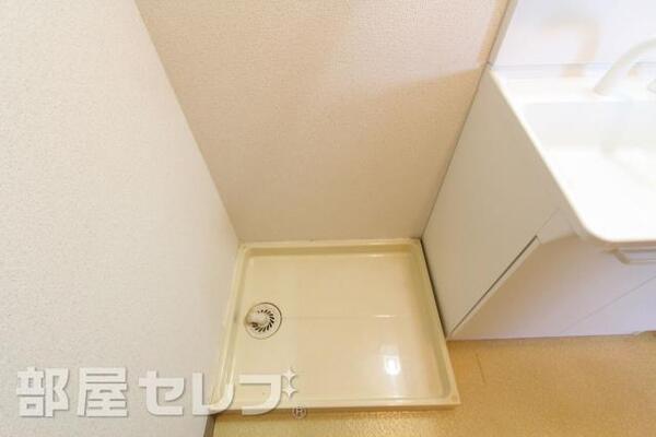 室内洗濯機置き場です。