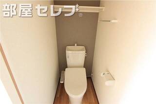 掃除がしやすく清潔なトイレです。
