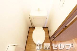 清潔感があるトイレです。