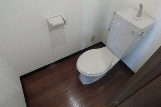 シンプルシックなトイレットルーム。