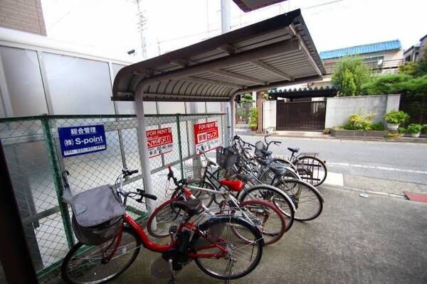 駐輪場です。