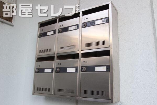 ダイヤル式ポストです。