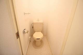 トイレもキレイにしています。