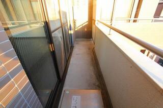 水はけの良いベランダです。