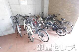 自転車置場。