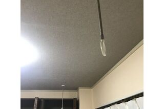 便利な室内物干し付き