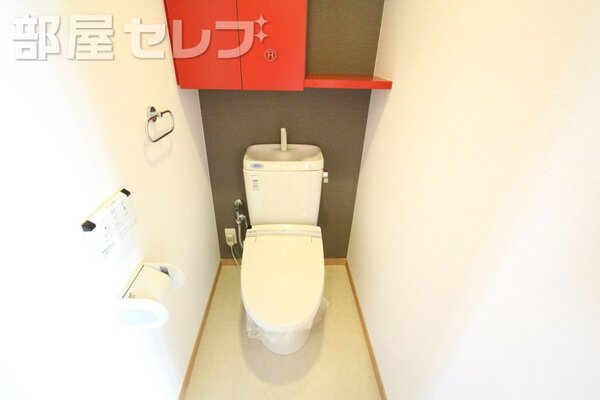 清潔感のあるトイレです。
