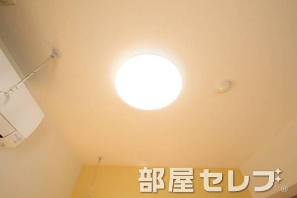 照明付きです。（写真は204号室です）