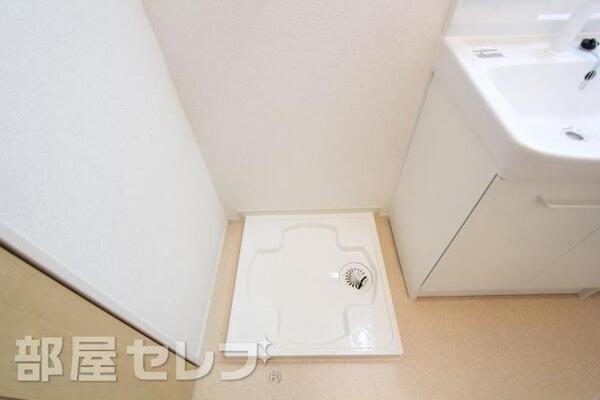 室内洗濯機置き場です。