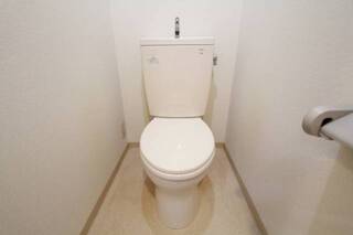 清潔感のあろトイレです。201号室の写真です。