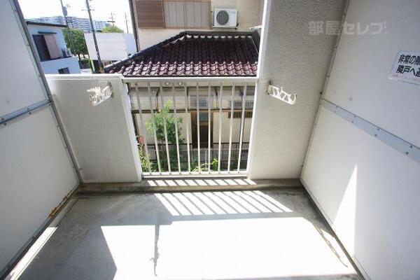 日当たりの良いベランダです。