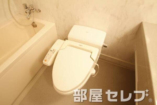 清潔感のあるトイレです。