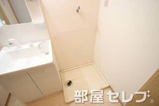 室内洗濯機置き場。