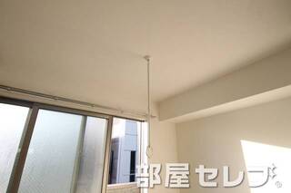 室内物干しもできます。他号室の写真です。