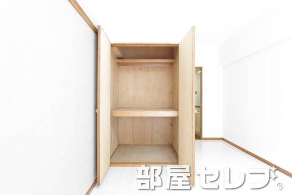 大きな収納で、お部屋も広く使えます。。他号室の写真です。