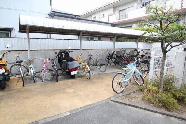駐輪場です。