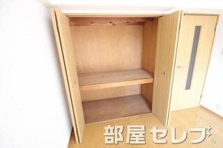 大きな収納ですっきり過ごせます。