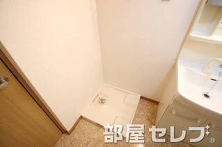 室内洗濯機置き場。