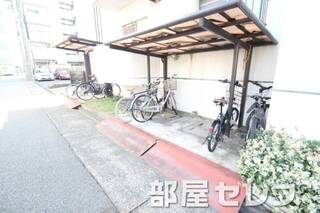 自転車置場。