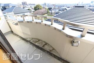 日当たりの良いベランダです。