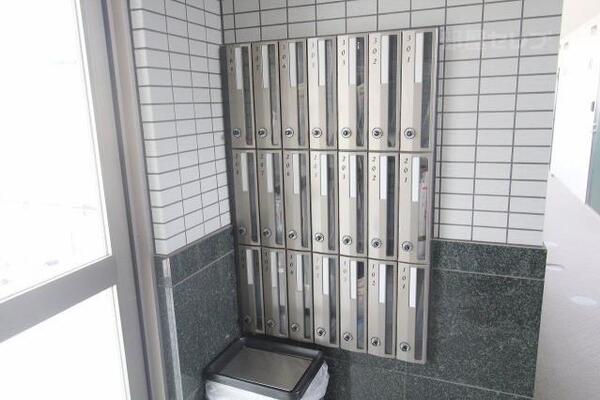 ダイヤル式の郵便ボックスです。