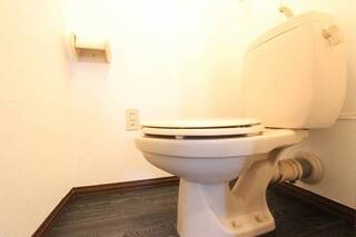 トイレには窓はありませんが綺麗です。