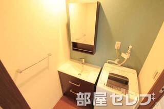 お洒落な洗面。