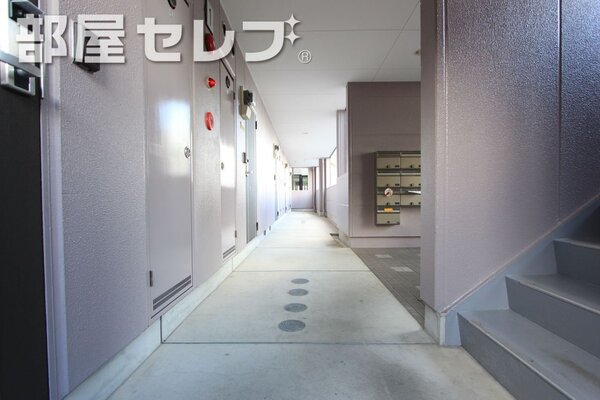 きれいにしている廊下です。