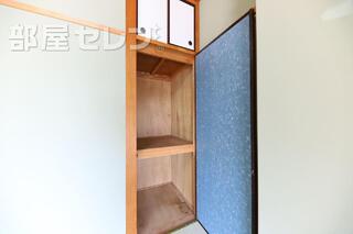 ゆったりとした収納です。