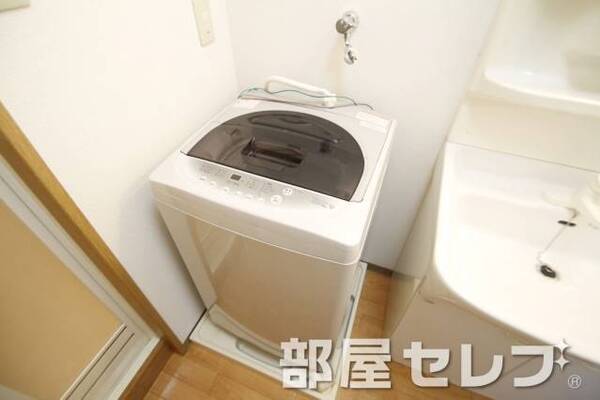 洗濯機置き場です。
