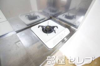 1口ガスコンロ。