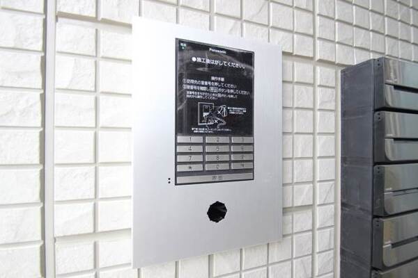 オートロック付きで安心ですね。