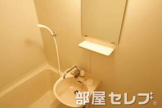 浴室内洗面台。他号室の写真です。