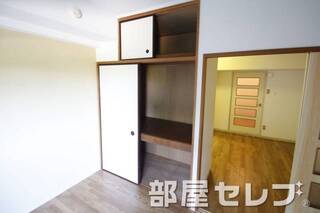 奥行きのある収納。他号室の写真です。