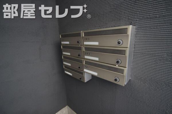 ダイヤル式ポスト。