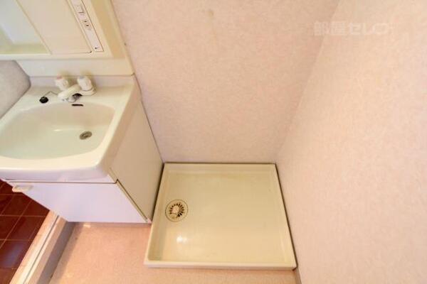 室内洗濯機置き場です。