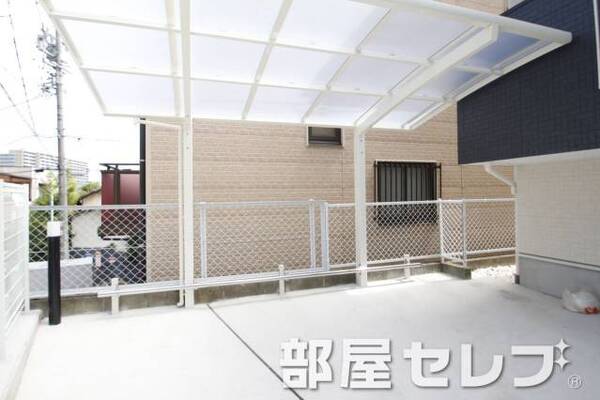 自転車置場。