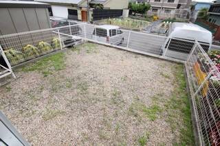 広々と使えるお庭です