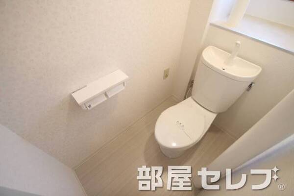 トイレもきれいにしています。