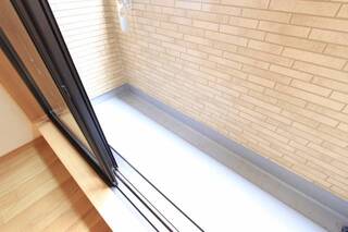 小さな可愛いベランダです。
