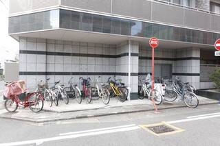 駐輪場置き場。