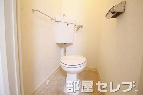 トイレもきれいにしています。