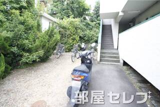 自転車置場。