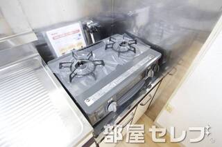 2口ガスコンロ。
