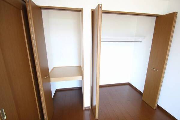 豊富な収納スペースです。
