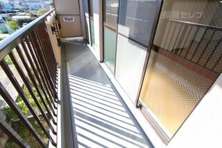 風通しの良いベランダです。