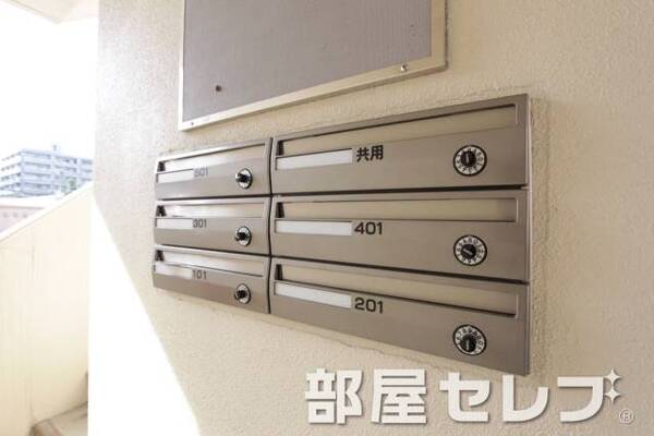 ダイヤル式ポスト。