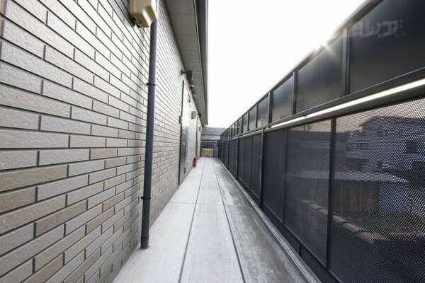 お部屋の前の通路です。