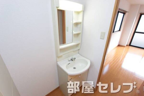 きれいな洗面台です。他号室の写真です。